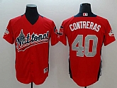 National League Willson Contreras Red 2018 MLB All Star Game Home Run Derby Player Jersey
